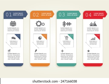 Abstract infographic. Can be used for workflow layout. Vector illustration Eps8.