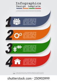Abstract infographic. Can be used for workflow layout. Vector illustration Eps8.