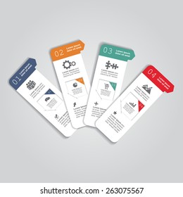 Abstract infographic. Can be used for workflow layout. Vector illustration Eps8.