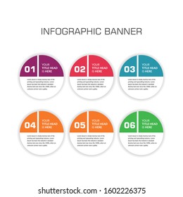 Abstract Infographic Design for Business Strategy
