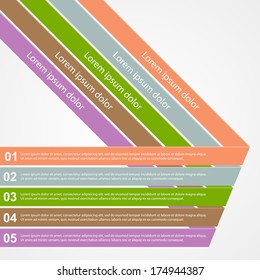 Abstract infographic. Design elements. Vector illustration.