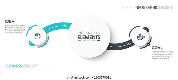Abstract Infographic design template with icons and 2 options or steps. Business concept. Can be used for process diagram, presentations, workflow layout, banner, flow chart, info graph. Abstract Infographic design template with icons and 2 options or steps. Business concept. Can be used for process diagram, presentations, workflow layout, banner, flow chart, info graph.