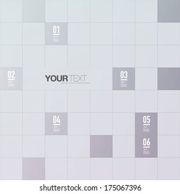 Abstract infographic design template with your text and numbers for your business presentation with text and numbers  Eps 10 vector illustration 