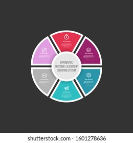 Abstract Infographic Element for Business Purpose