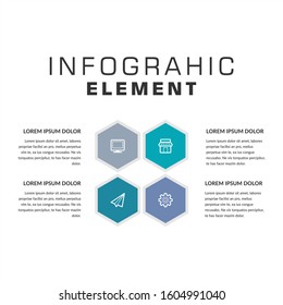 Abstract Infographic Element Business Purpose