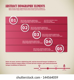 Abstract infographic elements