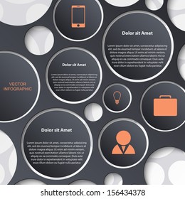 Abstract infographic. Modern design template