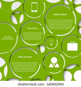 Abstract infographic. Modern design template 
