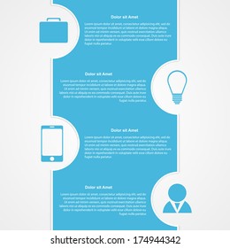 Abstract infographic. Modern design template