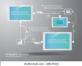 Abstract Infographic Modern Style Vector Illustration