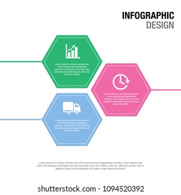 Abstract infographic number options template, business infographic template, Vector illustration