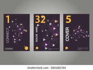Infografía abstracta sobre fondo azul. Comunicación digital moderna. Fondo geométrico. Fondo azul futurista. vector de concepto de comunicación empresarial