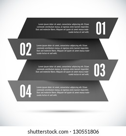 Abstract infographic template