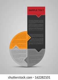 abstract infographic template