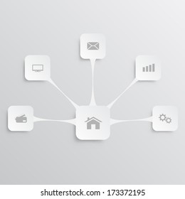 abstract infographic template, can be used for workflow layout, diagram, number options, web design, business presentation and report.