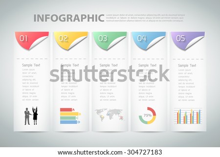 Abstract infographic template. can be used for workflow layout, diagram, number options