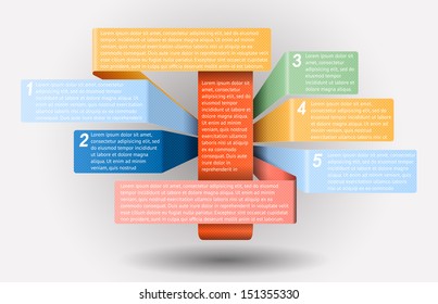 Abstract infographic template, EPS 10.
