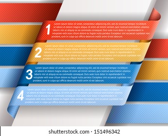 Abstract infographic template, EPS 10, contains transparency