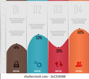 Abstract infographic template. Vector eps10.