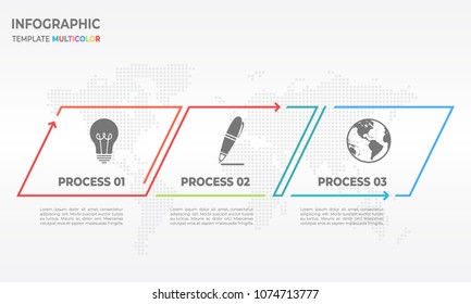 Abstract infographic. thin line template.