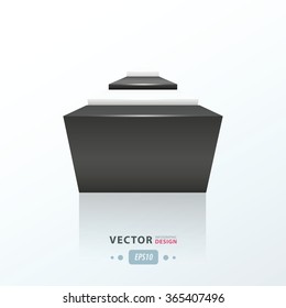 abstract infographic vector  black and white color