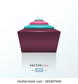 abstract infographic vector  gray, pink, Purple, blue color