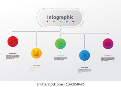 Abstract infographic, vector illustration