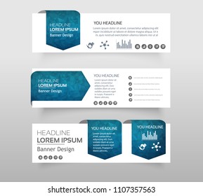 Abstract of Infographic web banner modern low polygon set background design, Geometric background. eps10 vector illustration.
