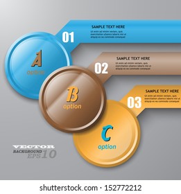 Abstract infographic of your data for presentation / vector template