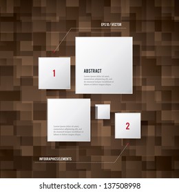 Abstract infographics