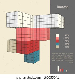 abstract infographics