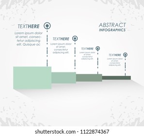 abstract infographics with bars sketches