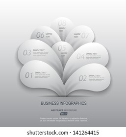 abstract infographics - blast your data. Vector background