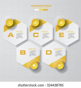 Abstract infographics business template. Vector Illustration. 6 steps order.