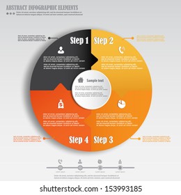 Abstract infographics design