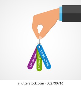 Abstract infographics design elements. Vector illustration.