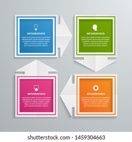 Abstract infographics design template. Vector illustration.  