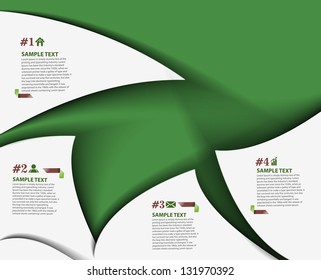 Abstract Infographics design, vector
