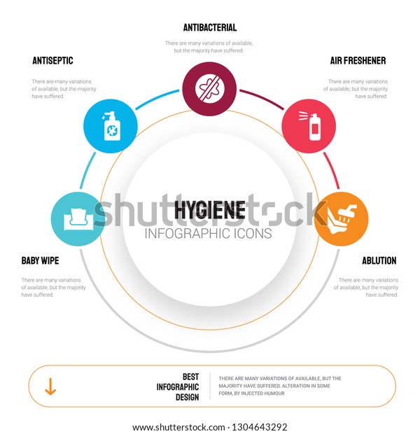 Download Abstract Infographics Hygiene Template Baby Wipe Stock Vector Royalty Free 1304643292