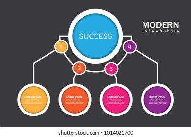Abstract infographics number options template. Vector illustration. Can be used for workflow layout, diagram, business step options, banner, web design. Business data visualization. Process chart.
