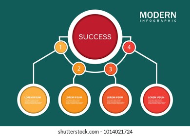 Abstract infographics number options template. Vector illustration. Can be used for workflow layout, diagram, business step options, banner, web design. Business data visualization. Process chart.