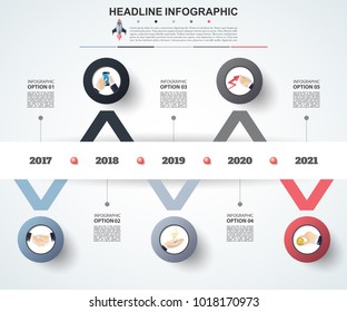 Abstract infographics number options template. Vector illustration. Can be used for workflow layout, diagram, business step options, banner, web design.