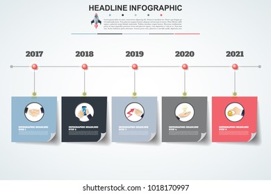 Abstract infographics number options template. Vector illustration. Can be used for workflow layout, diagram, business step options, banner, web design.
