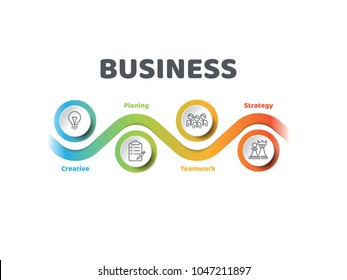 Abstract infographics number options template. One from a set of vector illustrations. 
Can be used for workflow layout, diagram, business step options, banner, web design.