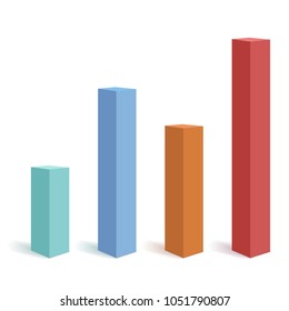 Abstract infographics number options template. Vector illustration for presentation, flyer or design banner. Business data visualization. Process chart.