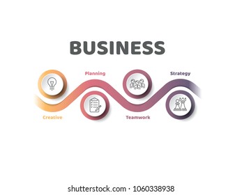 Abstract infographics number options template. One from a set of vector illustrations. 
Can be used for workflow layout, diagram, business step options, banner, web design.