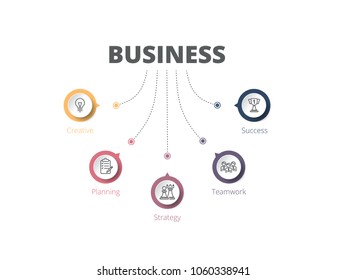 Abstract infographics number options template. One from a set of vector illustrations. 
Can be used for workflow layout, diagram, business step options, banner, web design.