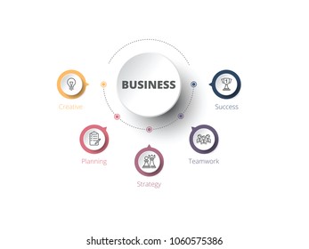 Abstract infographics number options template. One from a set of vector illustrations. 
Can be used for workflow layout, diagram, business step options, banner, web design.