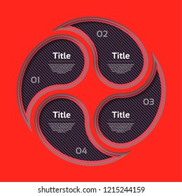 Abstract infographics number options template. Vector illustration. Can be used for workflow layout, diagram, business step options, banner, web design. Business data visualization. Process chart.