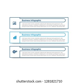 Abstract infographics number options template. Vector illustration.  Business data visualization. Process chart. Abstract elements of graph, diagram with steps, options, parts or processes. Vector